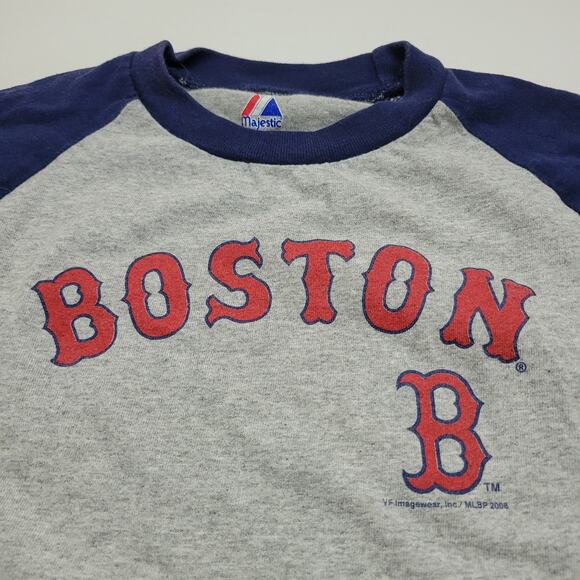 Majestic Boston Red Sox Nike Women's Soft Raglan Sleeve Baseball Top Size L MLB - Picture 2 of 6